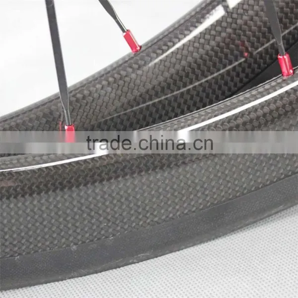 2015 Carbon Clincher Wheels Carbon 50mm Road Bike Wheels Carbon Hub photo-4