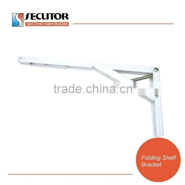 Pair Of Folding Metal Iron Wall Shelf Brackets photo-5