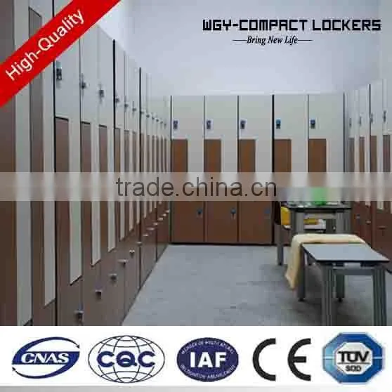 Factory Supply Colorful Z-shaped Acratch Resistance Phenolic Hpl Electronic Locker photo-2