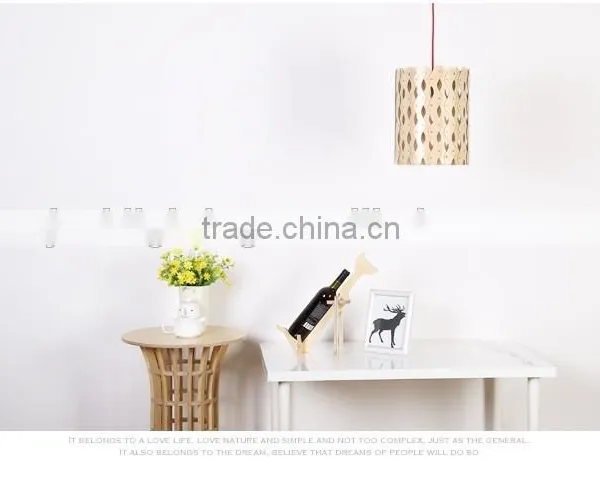 Modern Wood Pendant Light Chinese Lantern Pendant Lighting JK-8005B-21 LED Pendant Light photo-4