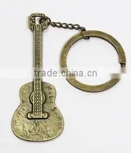 Hot Selling Custom Made Souvenir Customized Guitar Metal Keychain photo-4