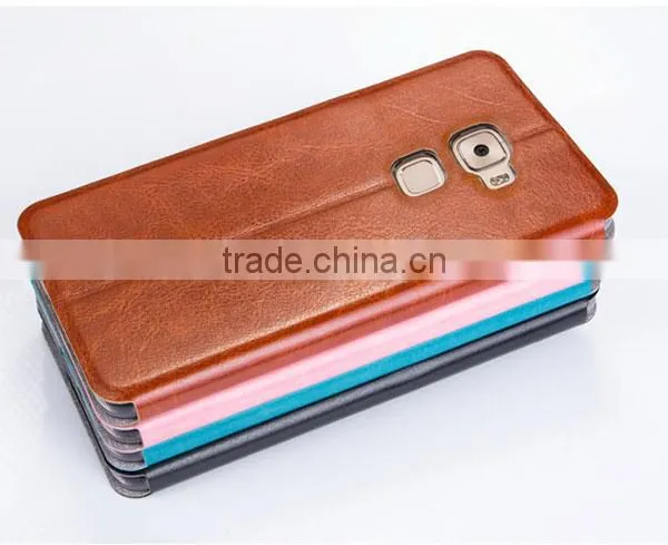 Original MOFI Rui Series Slim Leather Case For Huawei Mate S Flip Cover With Stand Leather Case TB-0129 photo-2
