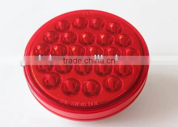 Waterproof 4'' Round LED Stop Turn Tail Lamp photo-6