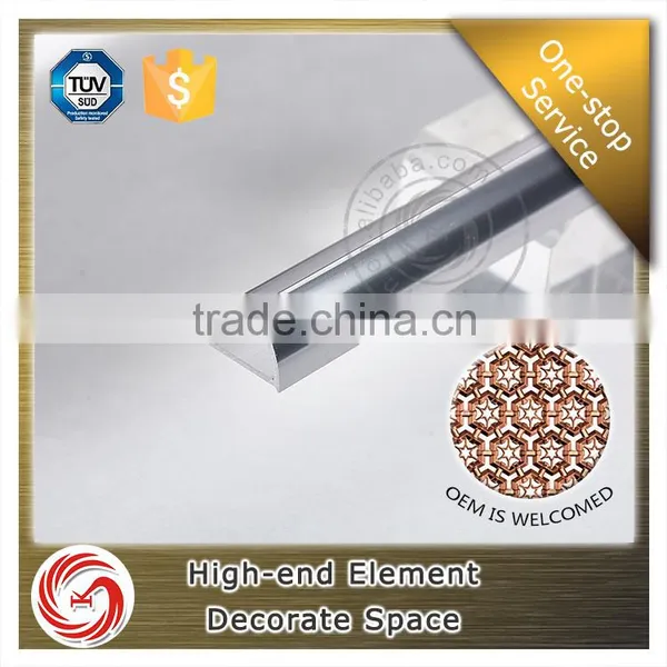 2016 Hot Sale Flexible Chrome Round Aluminum Ceramic Edge Tile Trim photo-3
