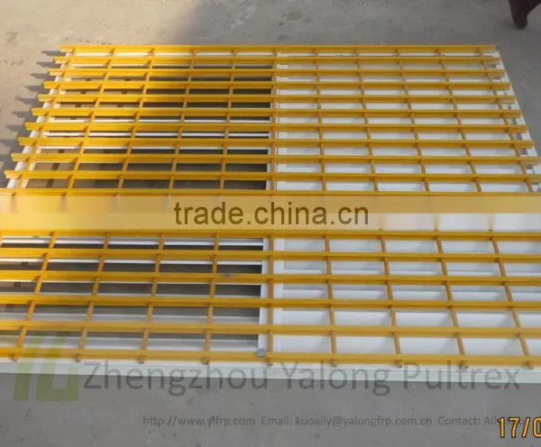 Anti-corrosion Pultruded Glass Fiber Reinforced Plastic Grating, Superior Load Bearing photo-5