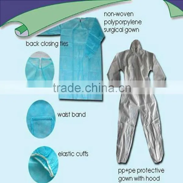 Protective Clothing Coveralls With Zipper, Attached Hood, Boots & Elastic Wrists photo-3