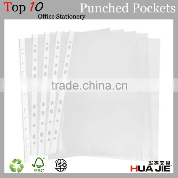 Clear PP A4 11 hole sheet plastic document paper protector
