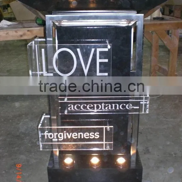 GH-RZ426 Magnetic Design Rotary Acrylic Display Rack,customized Acrylic Display Rack photo-3