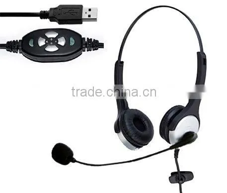 Lightweight Professional USB Website Headphone USB-1002N