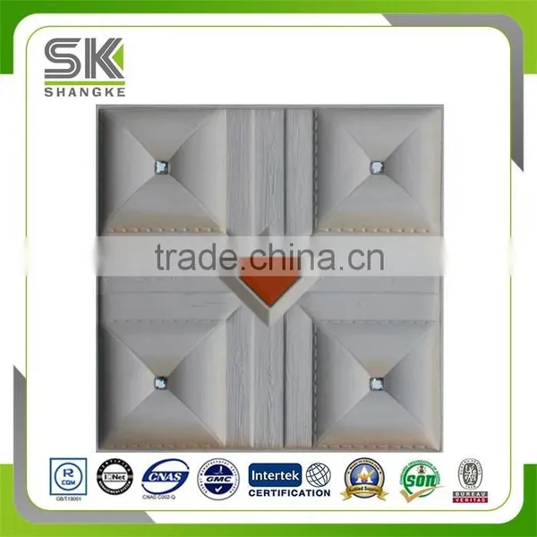 Anteroom Background Wall Decorative 3D Leather Embossed Panel photo-3