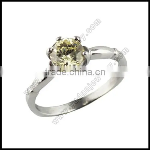 Rose Gold IP Silver Stainless Steel Two Tone Cross CZ Ring photo-6