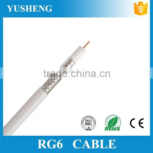 China HOT Sell High Quality 75 Ohm Colorful RG6 Coaxial Cable for CATV photo-2