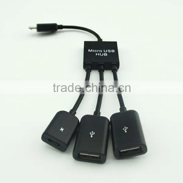 Manufacture Quality M/f 3 in 1 Micro Usb Adapter for Monitor photo-6