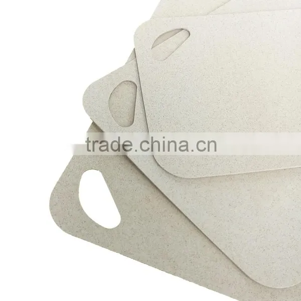 2016 New Product Non Slip Rice Husk Flexible Chopping Board Set photo-2
