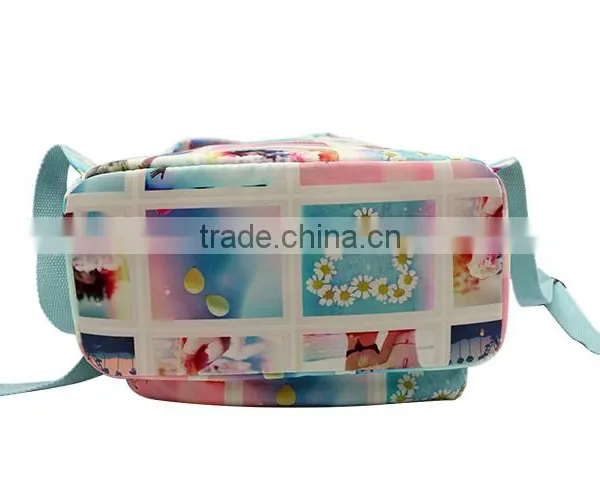 Fashion Colorful Backpack Bag Canvas Polyester Backpack for Teenage Girls photo-5