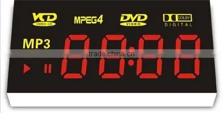 Customized Five Digital Led Display Screen for DVD photo-4