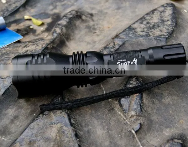 350lumen 3w Y9 CR Q5 Long Shot Shockproof Led Torch Flashlight With CE photo-3