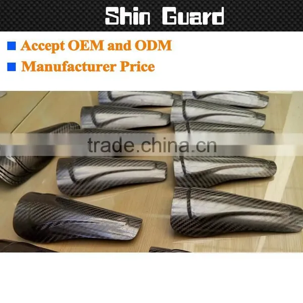 Custom Super Light Weight Carbon Fiber Personalised Shin Pads