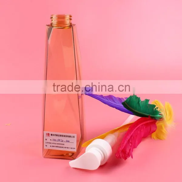 600ml PETG The Conditioner Transparent Yellow Bottle photo-2