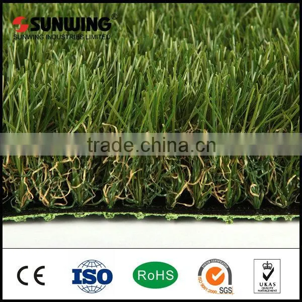 China Cheap Decorative Pet Synthetic Grass Fake Turf Lawn Tile photo-3