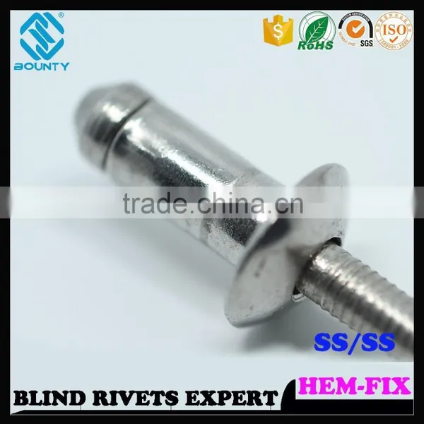 HIGH QUALITY HOT SELLING FACTORY HIGH SHEAR STRENGTH HEM TYPE BLIND RIVETS FOR WAREHOUSE RACKING photo-6