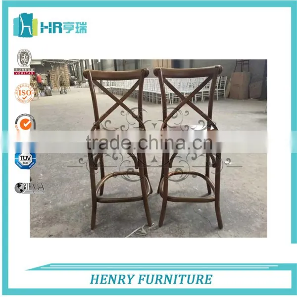 Beech Wood Cross Back Vineyard Chair For Dining Chair photo-2