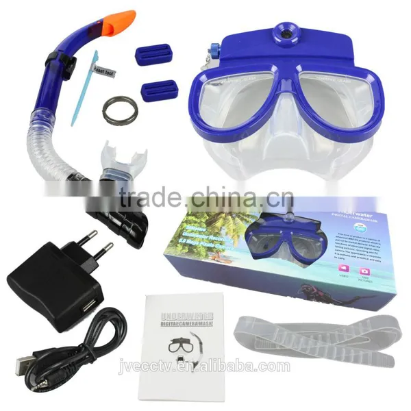 Free Vedio 720P CMOS China Supplier Underwater Diving Mask Camera photo-6