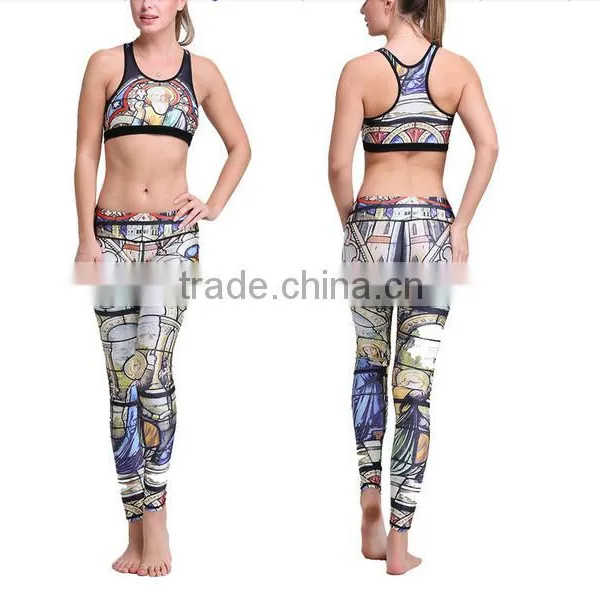 Yoga Pants 88% Cotton 12% Spandex Pants photo-2
