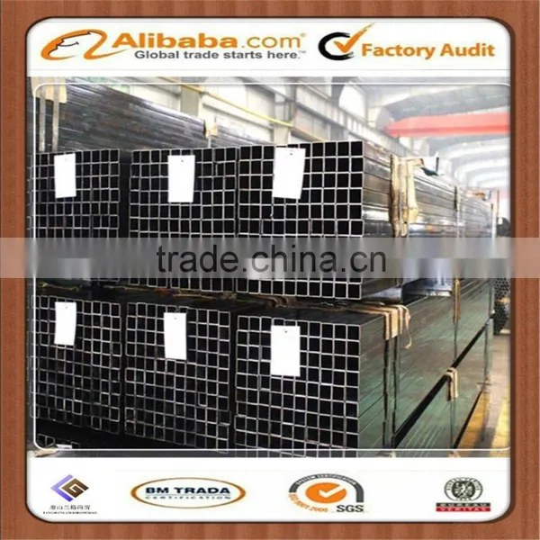 Carbon Square Steel Pipe ERW Steel Pipe Black Pipe/tube Mild Steel Made in China photo-2