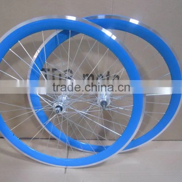 2016 Hot Selling Aluminum Alloy Wheel Set Fixed Gear Wheelset Filpflop Hub Cnc Wheelset China Wheelset Factory photo-3