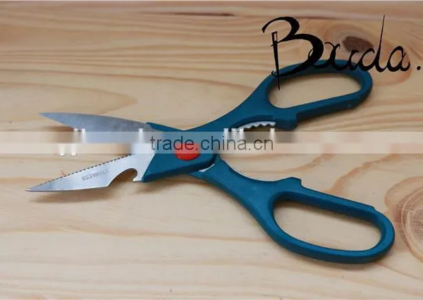 8" Hot Sale Good Quality Multifunction Stainless Steel Kitchen Scissors BD-S1713