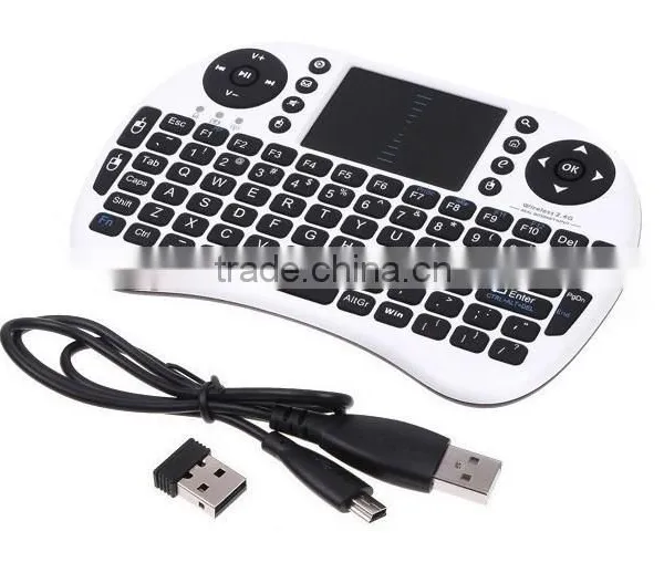 ENY Hot I8 2.4GHz Black Cheap Mini Wireless Keyboard for Smart Tvs photo-2