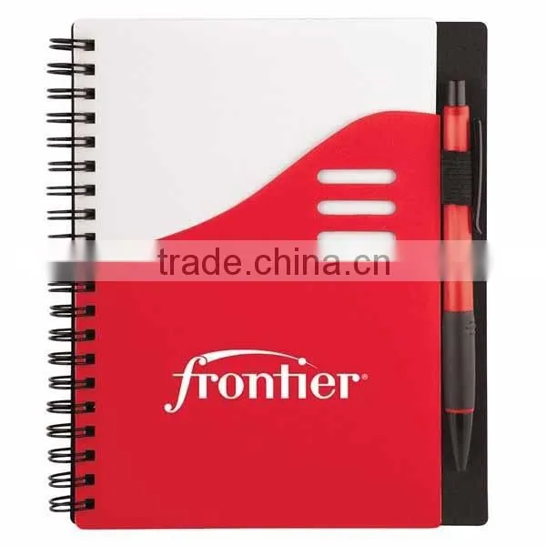 Cheap Spiral Notebook With Pen Holder photo-3