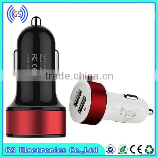 High Quality Convenience Portable Dual Usb Car Charger 2015 Hot Selling photo-3