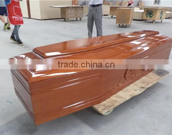 Luxury European Style Wooden Coffin for Christian photo-4