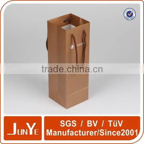 Recycled Custom Made Gift Wine Packaging Bag in Box photo-3