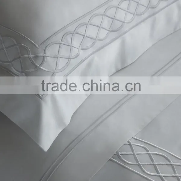300TC Egyptian Cotton Sheet Set Embroidery Artwork photo-3