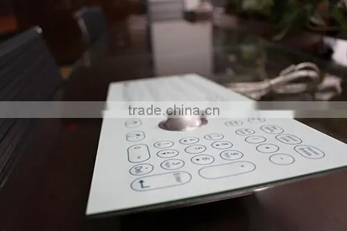 Top Panel Mount Industrial Membrane Keyboard With Optical Trackball photo-5