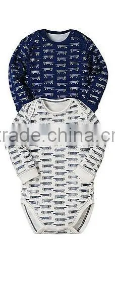 China Online Shopping Casual Long Sleeve 100% Cotton Romper For Baby Boys Quality Choice photo-3