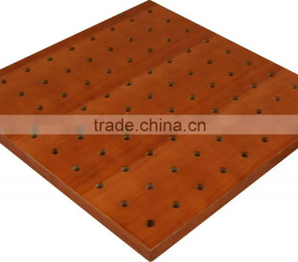 Insulation Decorative Wooden Perforated Soundproofing Wall Panel