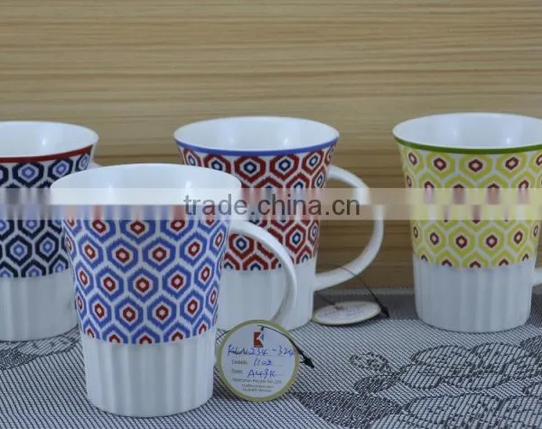 14OZ Sweet Heart Fully Decal, Shiny Surface Porcelain Mug, KL5001-356 photo-3