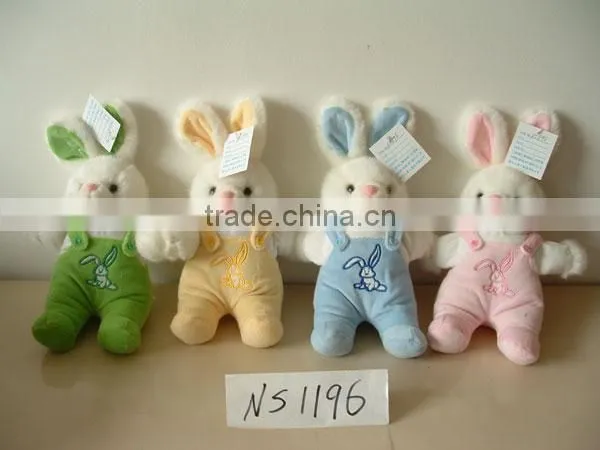 Lovely&beautiful Soft Stuffed Plush Valentine Rabbit With Bowknot for Valentine Festival photo-2