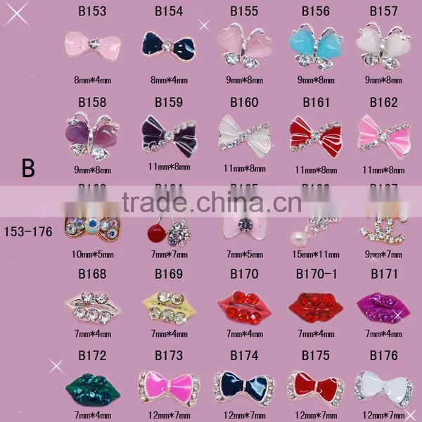 New Nail Art Decoration Tips Nail 3D Alloy Nail Fashion Jewelry Gold photo-5