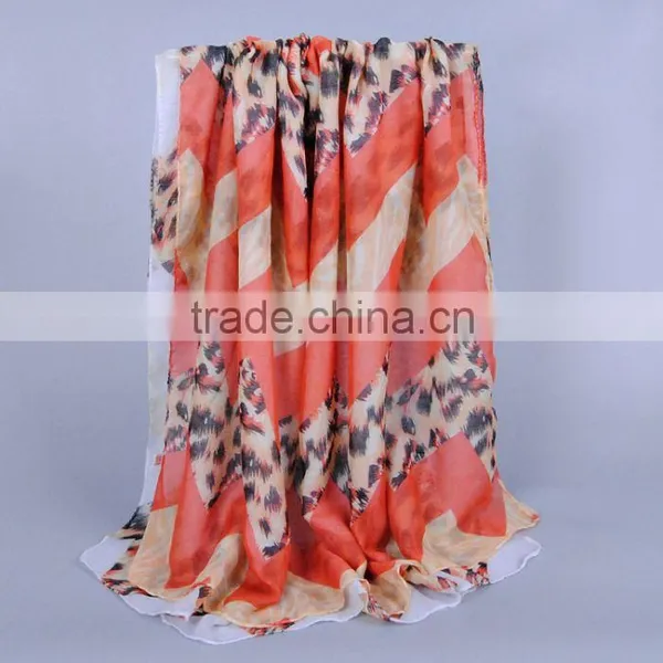 Women Fashion Pattern Scarf Voile Scarves 180*90 Pashmina photo-5