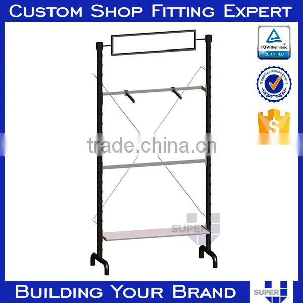Custom Powder Coated Metal Unique Wall Shelves With Levelers photo-4