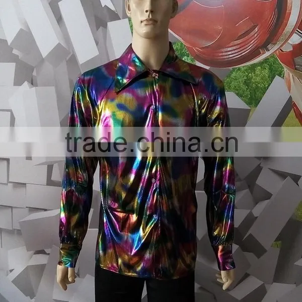 Carnival Party Sexy Boys Dance Costumes Fancy Disco Dress Mens Disco Costume for Sale photo-3