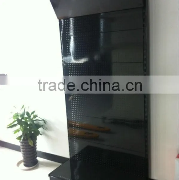 Punching backplane display shelves