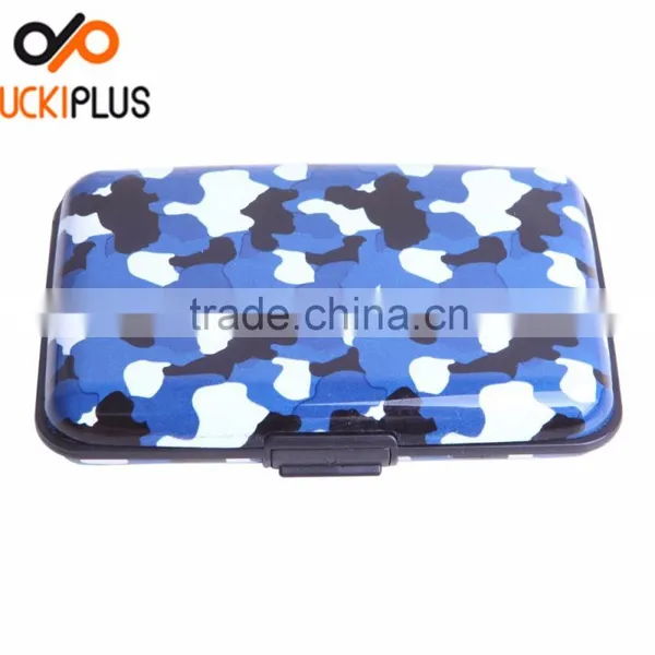 Luckiplus Inventory Black With Yellow Floral Aluminum Wallets Identity Theft Blocker photo-5