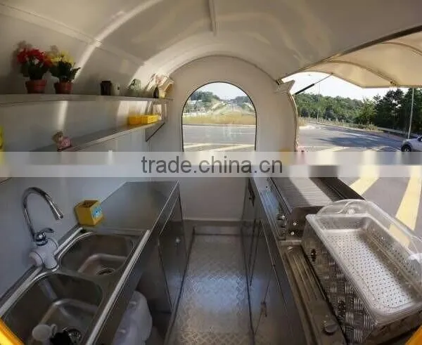 Popular China Mobile Fryed Chicken Food Kiosk With Fridge, Ice Cream Making Machine, and Sugarcane Juicer Machine photo-2