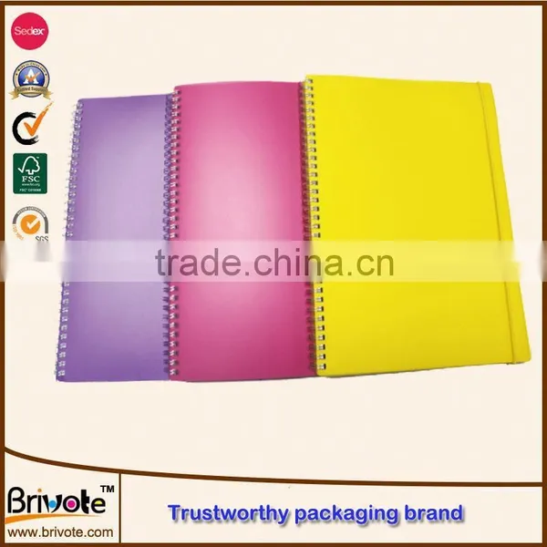 Eco Notebook/custom Made Note Book/plastic Cover Spiral Notebook Quality Choice photo-3